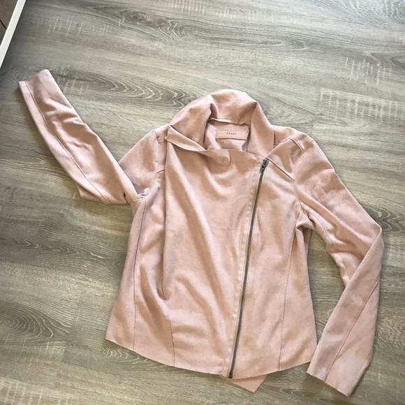 Anthropologie Blank NYC Faux Suede Drape Front Size Small EUC - Picture 7 of 9